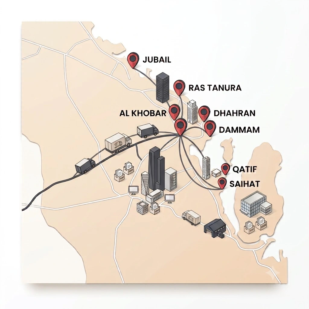 areas we serve in Dammam and nearby